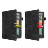 Auto Sleep Wake Protective Case with Stand for Kindle Paperwhite 12th Gen 2024 Released  PU Leather Cover Black
