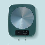 Electric Coffee Mug Warmer Milk Food Hot Plate Cup Warmer for Home Office Green