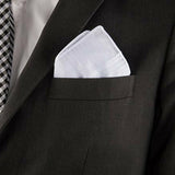 12 PCS Soft Cotton Handkerchiefs with Satin Border for Pocket and Travel