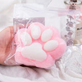 4Pcs Cat Paw Squishy Stress Relief Fidget Toys