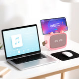 Mini Karaoke Machine – Portable MP3 Player with 2 Wireless Mics Toys & Gifts Pink