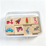 4PCS Large Clear Hard Shell Zipper Case Makeup Organizer & Toy Storage Bag for Travel Toiletries