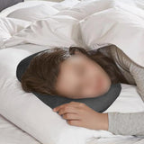 Ergonomic Ear Hole Pillow for Side Sleepers Black