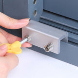 4 PCS Sliding Window Locks with Key Silver