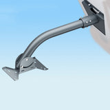 39CM Adjustable Mount Compatible with Starlink Gen 3 V3 4 4X Carbon Steel Wall Roof Mount Bracket Grey