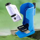 60x-180x Magnifying Pocket Microscope with Stand for Kids Portable Handheld Educational Microscope