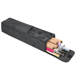 Wrapping Paper Organizer Bag Holds 9 Rolls with Pocket for Christmas Black