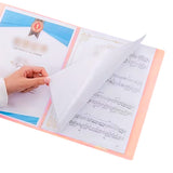 2 PCS Binder with 40 Page Clear Folderfor Certificate & Office Project Document Organizer Pink