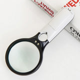 Double Lens Magnifying Glass With Light Handheld Beauty Magnifying Lamp
