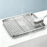 304 Stainless Stee Baking Sheet with Rack Set for Oven and Air Fryer