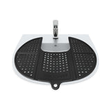Foldable Sink Topper with Hanging Loop Silicone Beauty Makeup Brush Cleaning Mat