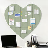 Heart Felt Photo Message Board 75x74cm with Adhesive Dots Display Green