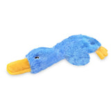 Interactive Plush Duck Dog Toy – Chew Toy for Small Dogs Blue