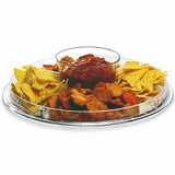 6 IN 1 Modern Design Multi Functional Cake Stand & Dome Plastic Cover Salad Bowl