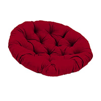 110cm Round Chair Cushion Hanging Egg Chair Cushion Swing Chair Seat Pad Relax Cushion Wine Red