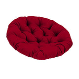 110cm Round Chair Cushion Hanging Egg Chair Cushion Swing Chair Seat Pad Relax Cushion Wine Red