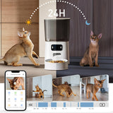 5L Smart Pet Feeder with Camera & Dual-Band WiFi – Automatic Dispenser