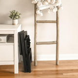 Folding 2-Step Stool Portable Footstool for Kitchen Home Toilet Bedroom Office Bathroom RV