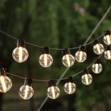 3 PCS Solar LED String Lights with 20 Bulbs Weather Resistance  for Outdoor Decorative