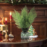 50Pcs Set Artificial Pine Sprigs Faux Greenery Pine Picks Christmas Holiday Decor
