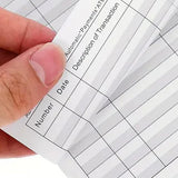 12 PCS Check Register Books with 14 Lines Per Page and 2026 to 2028 Calendar