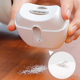 Electric Nail Clipper 2-Speed Automatic Nail Trimmer with LED Light and Nail Dust Collector White
