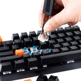 4-in-1 Keycap Puller Switch Puller Removal Tool with Keycap Puller Brush and Tweezers for PC Laptop Electronics