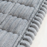 Dog Couch Cover Washable Fuzzy Pet Cushion Light Gray