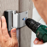 2 PCS Door Reinforcement Lock Home Security Door Locks Silver