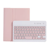 Bluetooth Keyboard with Case Cover for Samsung Galaxy Tablet Pink
