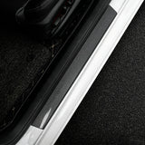 8 PCS Carbon Fiber Texture Car Door Sill Guard Stickers