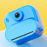 DIY Instant Print Camera with 48MP Photos and Built-in Mini Printer Blue