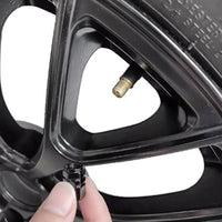 24Pcs Car Tire Valve Stem Caps Universal Air Caps Cover for Auto Bike Trucks Motorcycles Black