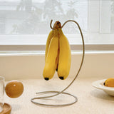 2Pcs Banana Hanger for Kitchen Counter Fruit Hanging Stand for Bananas Grapes Small Accessories