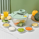 Large Vegetable Dryer Salad Spinner with Kitchen Chopper Attachments