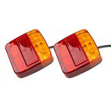 2 PCS 12V LED Trailer Tail Lights with Brake Turn and Tail Functions