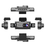 4 Channel 360-Degree Dash Cam with App 32GB Card for Car