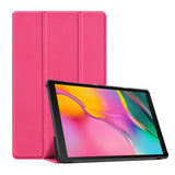 Smart Flip Case Compatible with Lenovo 10.1 Inch Laptop TB311FU 2025 with Stand Rose Red