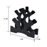 2Pcs 3-Tier Dumbbell Storage Rack Tree Stand Weight Rack Display Holder for Fitness Equipment Storage