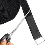 Hook and Loop Straps with Buckles Adjustable Fastening Cable Straps for Organizer