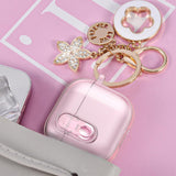 Earphones Case for Apple AirPods 4 – Soft TPU Clear Protective Case Pink