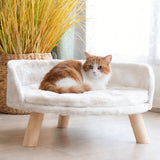 Elevated Dog Cat Bed Raised Pet Sofa with Legs