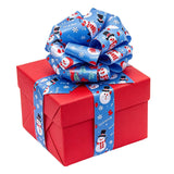 12 PCS Double Sided Printed Christmas Pull Ribbon Bows for Gift Wrapping