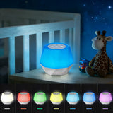 Rechargeable Color Noise Sound Machines with 10 White Noises 7 Colors Timer for Adults