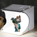 LED Light Box Photography Photo Studio Portable Tent Backdrop Lighting Cube