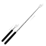 4Pcs Telescopic Teachers Pointer Extendable Hand Pointer Finger Pointer Stick Black