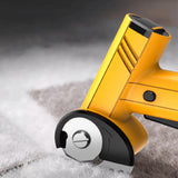 Cordless Electric Scissors with 2 Blades for Cardboard & Fabric Yellow