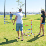 Ladder Toss Game Set with 6 Balls Ladder Ball Toss Toys for Indoor Outdoor