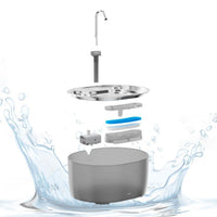 3.2L Pet Automatic Water Fountain Dog Cat Auto Water Dispenser