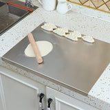 Stainless Steel Cutting Board Double-Sided Non-Stick Chopping Board for Fruits Vegetables
